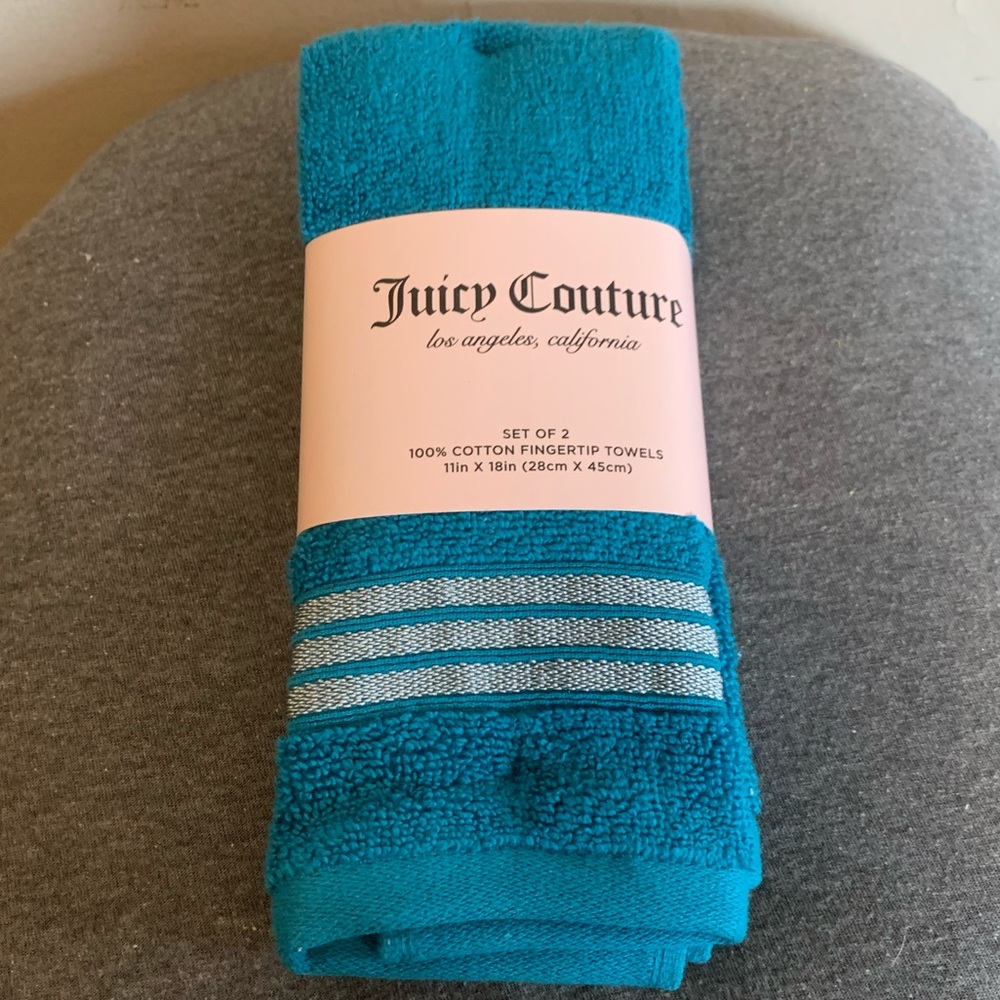 NWT Juicy Couture Hans Fingertip Towels